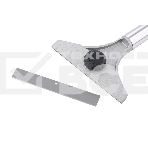 Скребок Matrix 100мм фиксированное лезвие металлическая обрезиненная ручка master, фото2