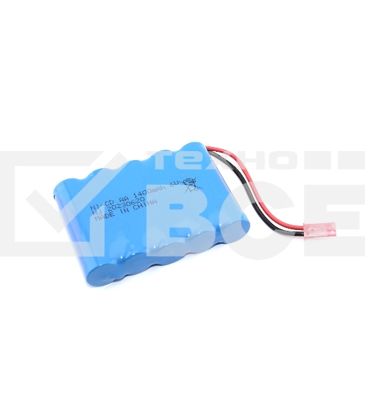 Аккумулятор Ni-Cd 6V 1400 mAh AA Flatpck разъем JST