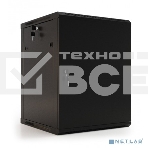 Шкаф настенный Hyperline TWB-0966-SR-RAL9004 19-дюймовый (19