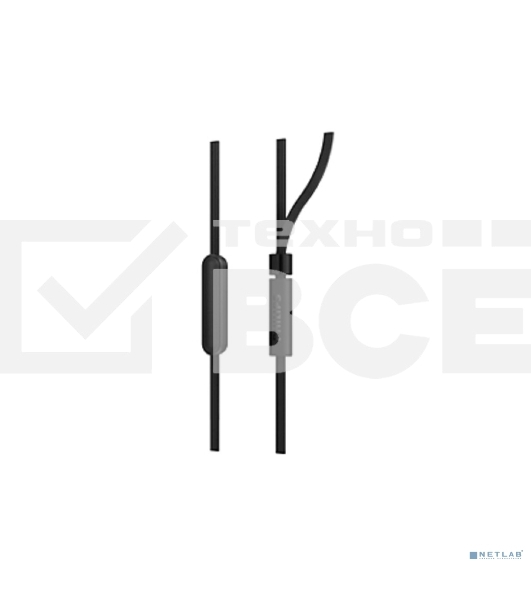 Гарнитура вкладыши Philips TAE1105BK/00 1.2м черный проводные в ушной раковине