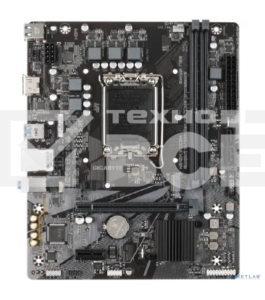 Материнская плата Gigabyte H610M K DDR4 V2.0, LGA 1700, Intel H610, 2xDDR4, 2xSATA, 1xM.2, 1xPCIe 4.0 x16, 1xPCIe x1, 1xHDMI, 1x 1Gb LAN, 2xUSB-A 3.2 Gen 1, 4xUSB-A 2.0, 3x 3.5 мм, 7.1, mATX