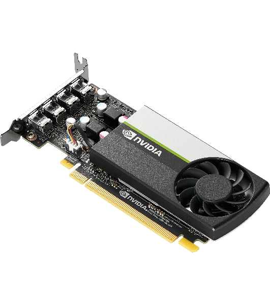 Видеокарта VGA PNY NVIDIA QUADRO T1000, 4 Gb GDDR6/128 bit, PCI Express 4.0 x16, 4x mDP, PG172