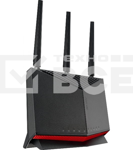Маршрутизатор ASUS RT-BE86U, черный/красный, 90IG08W0-MO9A0V