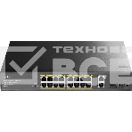 Коммутатор Cudy GS1018PS2 (L2) 18x1Гбит/с 2xКомбо(1000BASE-T/SFP) 2SFP 16PoE 200W неуправляемый, фото6