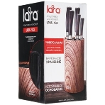 Подставка для ножей универсальная LARA LR05-103 Wood круглая Soft touch 110×225, фото6