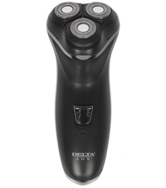 Электробритва Delta LUX DL-0725 черный: 3 Вт, аккум. 2,4 В
