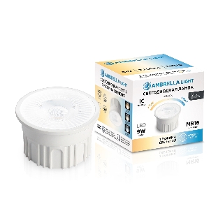 Лампа светодиодная 212601 LED MR16-PR 9W IC 220-240V 38° 6400K 4000K 2700K CCT Memory