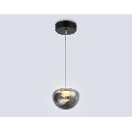 Подвесной светодиодный светильник Ambrella light LH12001 BK/GD/SM черный/золото/дымчатый 6W 3000K D180*145, фото6