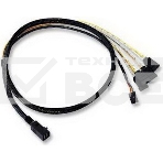  Кабель ACD-SFF8643-SATASB-10M, INT SFF8643-to-4*SATA+SB (MiniSAS HD -to- 4*SATA+SideBand internal cable) 100cm, фото3