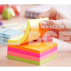 Блок самоклеящийся бумажный Stick`n 21537 76x76мм, 400 листов, 70 г/м2, неон+пастель, 5 цветов в упаковке, фото5