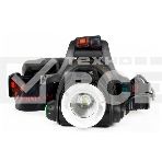 Фонарь Ultraflash налобный с аккумулятором E1336 3,7В, черный, 1LED, 4 Ватт, фокус, 2 ак 4 реж, сенсор, бокс, фото6