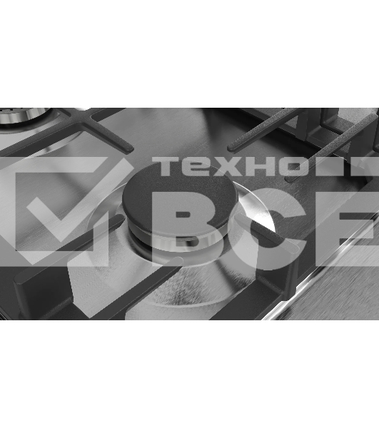 Газовая варочная поверхность Bosch PCQ7A5M90R серебристый