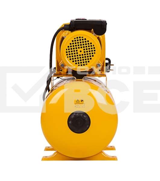 Насосная станция Denzel PS1100С, 1100 Вт, 4500 л/ч, ресивер 24 л, подъем 46 м, чугун