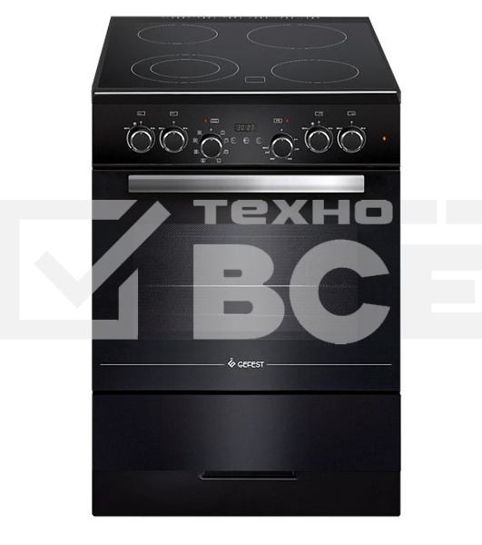 Электрическая плита Gefest 6560-03 0057 черный