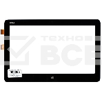 Сенсорное стекло (тачскрин) для Dell 5351P FPC-1 черное, фото 1