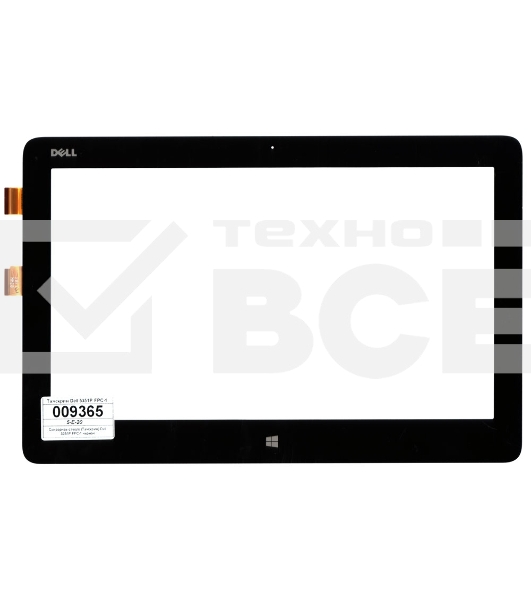 Сенсорное стекло (тачскрин) для Dell 5351P FPC-1 черное