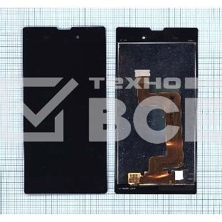 Дисплей для Sony Xperia T3 черный