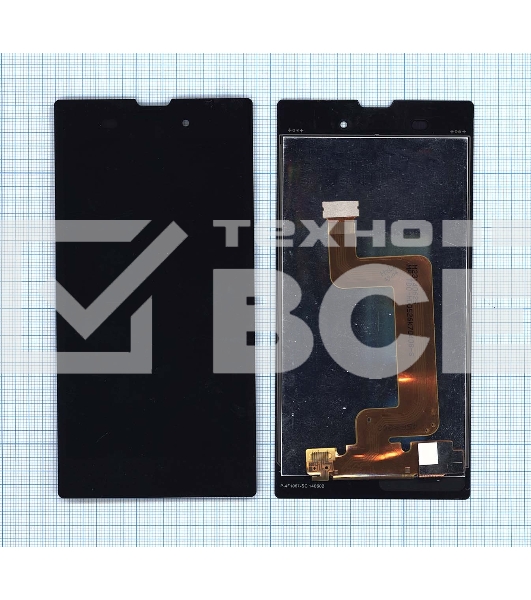 Дисплей для Sony Xperia T3 черный