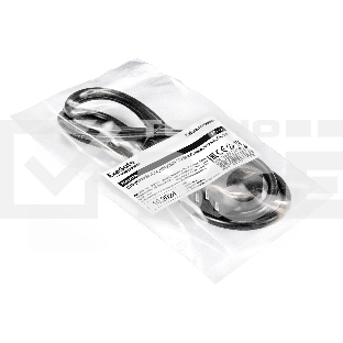 Кабель питания ExeGate Power EC-1P (C13 угловой->C14, VDE-250V-3*0.5mm2, медь, черный, 6A, 1м)