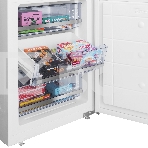 Встраиваемый холодильник Maunfeld MBF19369NFWGR LUX Inverter белый двухкамерный 257/84л морозилка снизу, фото14