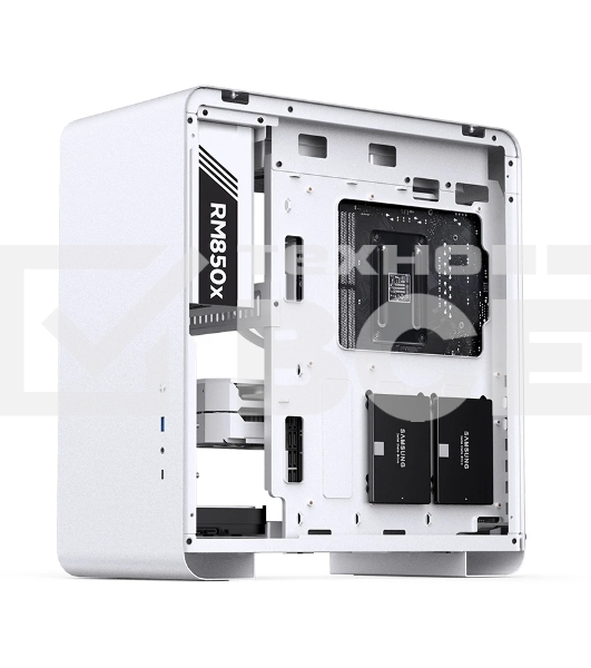 Корпус без блока питания Case JONSBO U4 PRO MESH, Midi-Tower, no fan, 1xUSB-A 3.2 + 1xUSB-C 3.2, ATX, mATX, mITX White