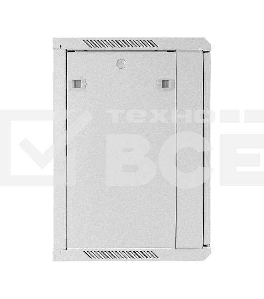 Шкаф телекоммуникационный 19' настенный 12U ExeGate EC-WM-12U.450.G.GREY (19', 12U, 600x450x635 мм (ШхГхВ), передняя дверь закаленное стекло, съемные боковые панели, пыле- и влагозащита IP23, светло-серый RAL 7035)