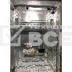 Шкаф уличный всепогодный укомплектованный настенный ЦМО ШТВ-НН, IP54, 12U, корпус: сталь нержавеющая, 600х600х500 мм (ВхШхГ), серый, фото 1