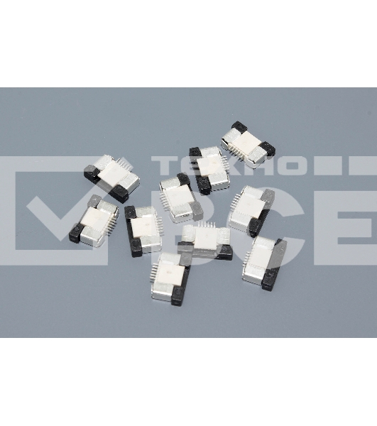 Разъем FPC Half Coverage Bottom Contact 0.5K-BX-6PWB 6 pin высота 2мм шаг 0,5мм 10 шт