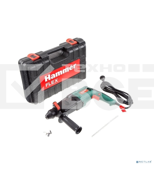 Перфоратор Haммer Flex PRT800D 800 Вт SDS+ 26мм 0-1245об/мин 2.6Дж 3 режима кейс