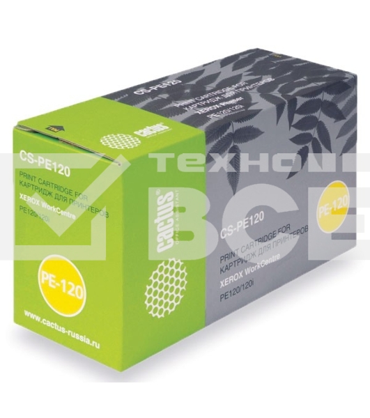 Картридж лазерный Cactus CS-PE120 (013R00606) черный (5000 стр.) для Xerox WorkCentre PE120/ 120i