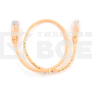 Патч-корд FTP Cablexpert кат.5e, 0.5м, литой, многожильный (оранжевый)