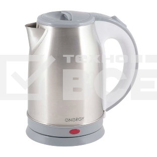 Чайник электрический Energy E-202, нержавейка, 1.8 л, диск