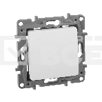 Переключатель ETIKA 10А, на винтах, бел., фото2