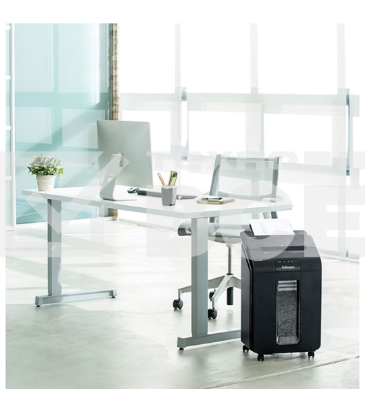 Шредер Fellowes AutoMax 100M (секр.P-4)/фрагменты/100лист./23лтр./скрепки/скобы/пл.карты
