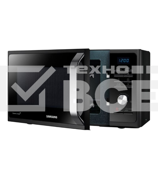 Микроволновая печь Samsung MG23K3515AK черный 23л 800Вт  поворотный механизм, кнопки