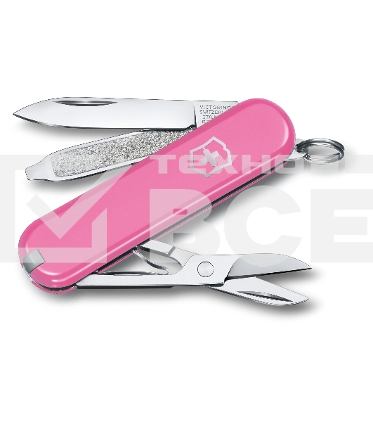 Нож перочинный Victorinox Classic Cherry Blossom (0.6223.51G) 58мм 7 функций карт.коробка