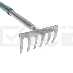 Грабли 6 прямых зубьев с металлической ручкой ЧЕТЫРЕ СЕЗОНА, фото5