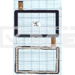 Сенсорное стекло (тачскрин) WJ518-FPC v2.0, черное, фото3