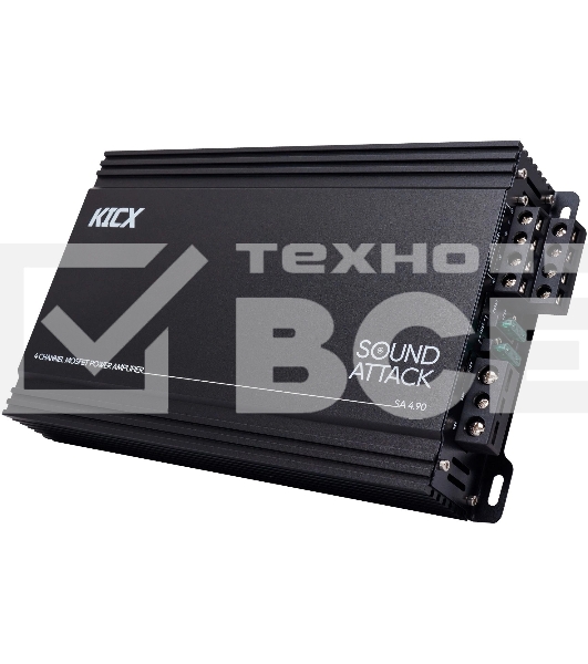 Усилитель автомобильный Kicx SA 4.90 четырехканальный