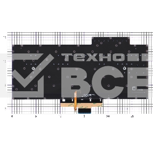 Клавиатура для ноутбука Asus ROG Zephyrus G14 GA401 серебристая c подсветкой маленький энтер