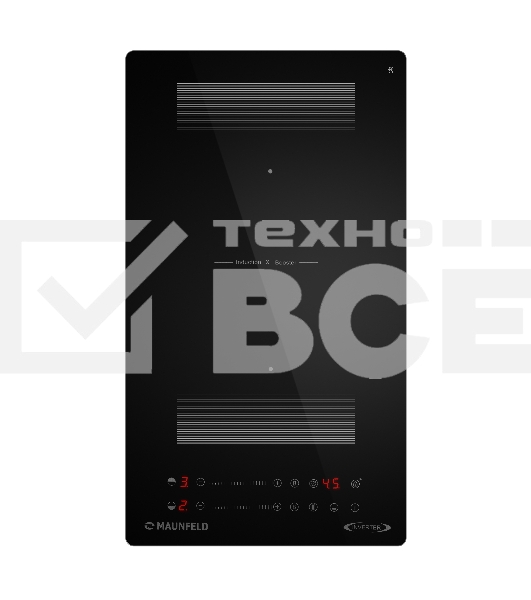 Индукционная варочная панель Maunfeld CVI292S2FBKD Inverter