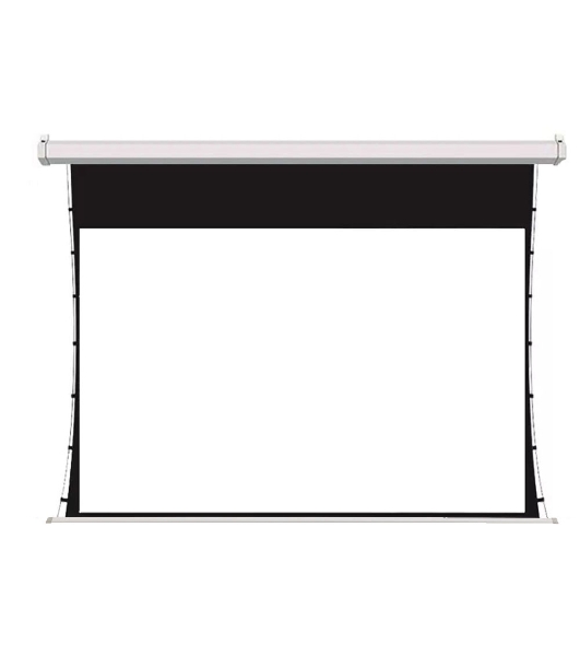 Экран для проектора S'OK SCPSMT-200x150FG-ED60 100' 4:3 настенно-потолочный, моторизованный с боковым натяжением, Fiberglass, белый, ED 60 см