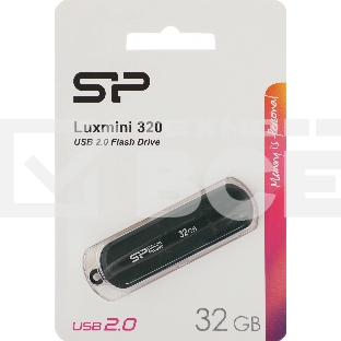 Флешка USB 32Gb Silicon Power LuxMini 320, USB 2.0, Зеленый