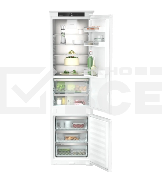 Встраиваемый холодильник Liebherr Plus, ниша 194 см, BioFresh, МК NoFrost 3 контейнера, сенсорный дисплей Touch, door sliding