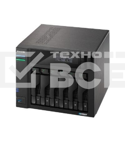 Сетевой накопитель ASUSTOR AS6706T/6 BAY/EU/8GD4 (90IX01N1-BW3S60)