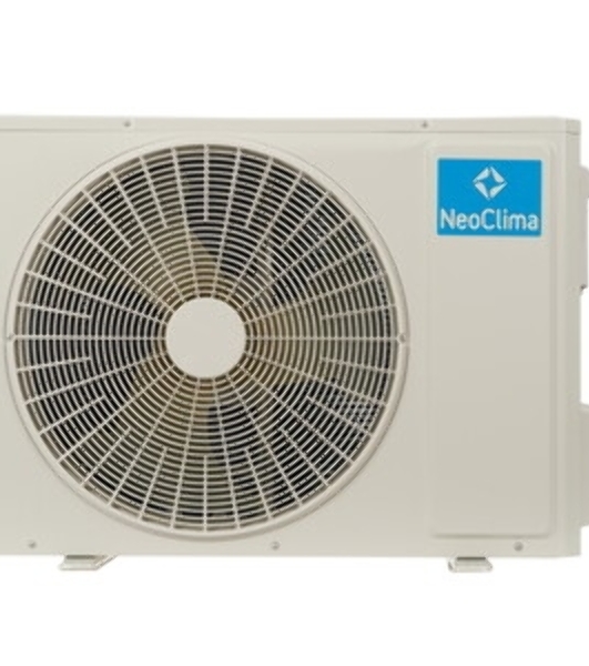 Кондиционер сплит-система Neoclima NS/NU-HAX28R 28000 BTU, 80 м², 37/48 дБ, охлаждение, обогрев, осушение, белый
