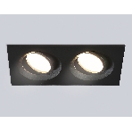 Встраиваемый поворотный точечный светильник Ambrella light TN102746/2 BK черный IP20 GU5.3/2 180*95*25, фото9