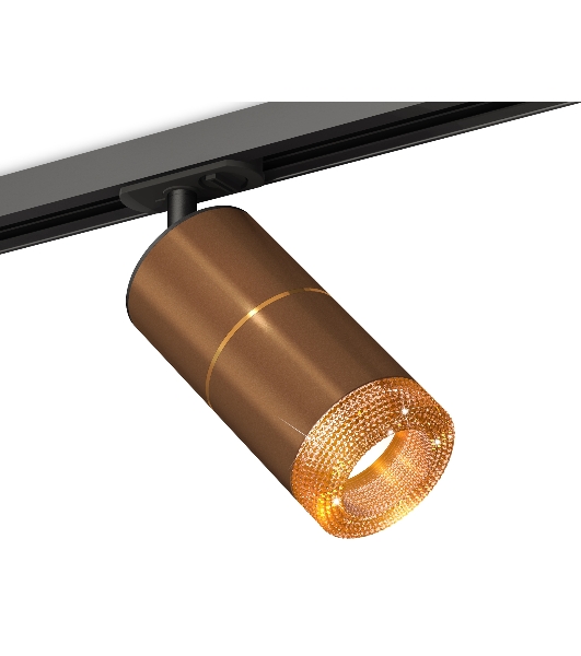 Светильник Ambrella light XT7404003 SCF/PYG/CF/SBK кофе песок/золото желтое полированное/кофе/черный песок MR16 GU5.3