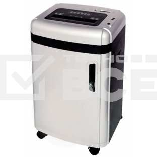 Шредер Office Kit S230 2x15 (секр.P-5)/фрагменты/17лист./35лтр./скрепки/скобы/пл.карты/CD
