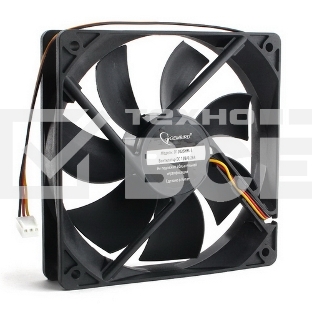 Вентилятор для корпуса Gembird D12025HM-3 черный 120мм 2000rpm 30db 3-pin